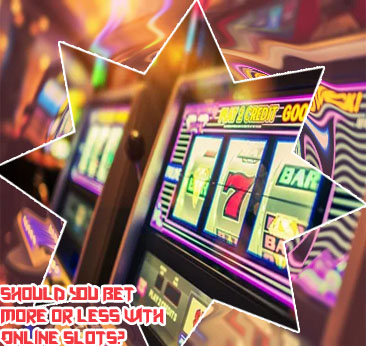 Slot machine betting online